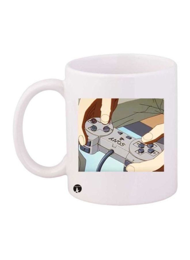 RKN Controller Printed Coffee Mug White/Grey/Beige - Image 2