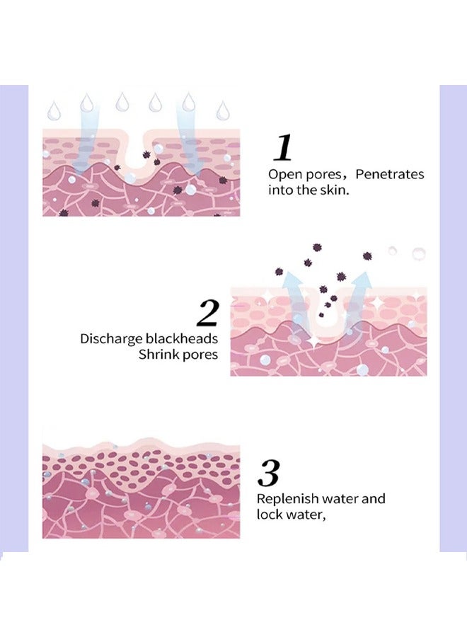 آر توب آر مانجو قناع الوجه البثرة - إزالة البشرة النظيفة المنعمة بعمق للوجه قناع الوجه بالفحم الأسود ، مزيل الرؤوس السوداء شريط مسام الأنف لجميع أنواع البشرة 40 جرام - Image 5