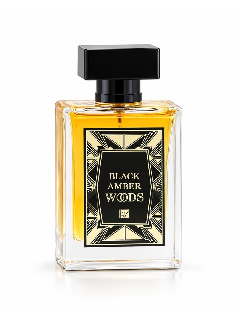 عطر بلاك أمبر وودز أو دو بارفان للجنسين – 100 مل