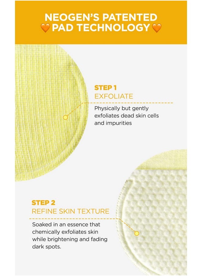 DERMALOGY by NEOGENLAB - Biopeel Gauze Peeling Pads (Lemon 30 Pads) Exfoliating & Brightening Peeling Pad With Pha & Lemon & Lemongrass Korean Skin Care - Image 1