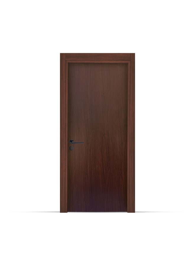 Barry Wood Bathroom Door 80 cm Light Grained Greige with Chocolate Brown Frame code MP 515-107 