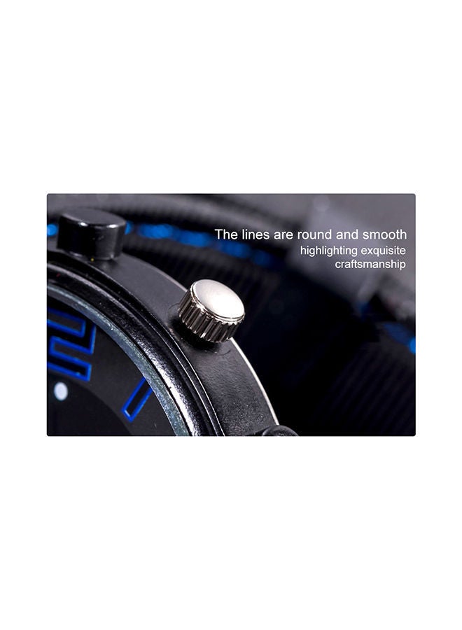 NIBEMINENT Men's Silicone Band Chronograph Wrist Watch - Image 5