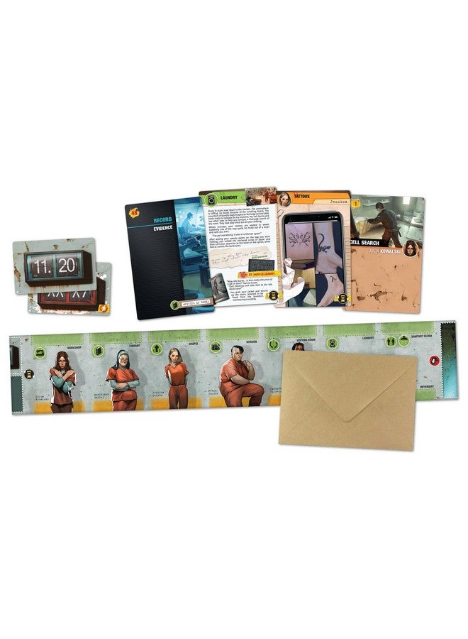 IELLO: Guilty: Houston 2015 - Cooperative Board Game, Deduction, Murder Investigation at County Prison, Ages 18+, 1-99 Players, 180-240 Min - Image 3