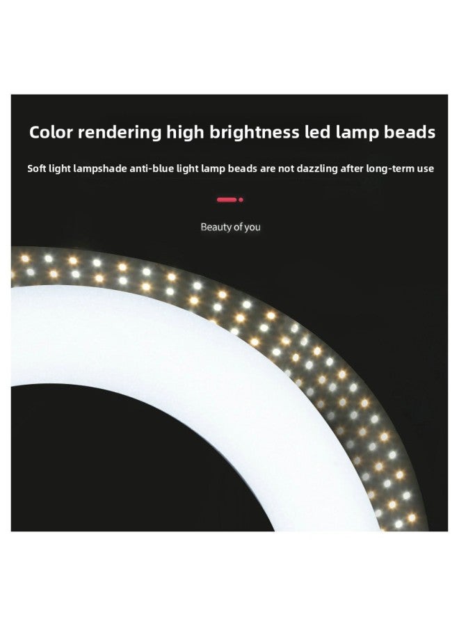 Mobile Phone Ring Fill Light-shaped Light Portable 6-inch 8-inch 10-inch 12-inch Live Broadcast Beauty Universal Selfie Clip Light Table Lamp-Light Source Color:6-inch (16cm) Clip Lamp  - Image 5