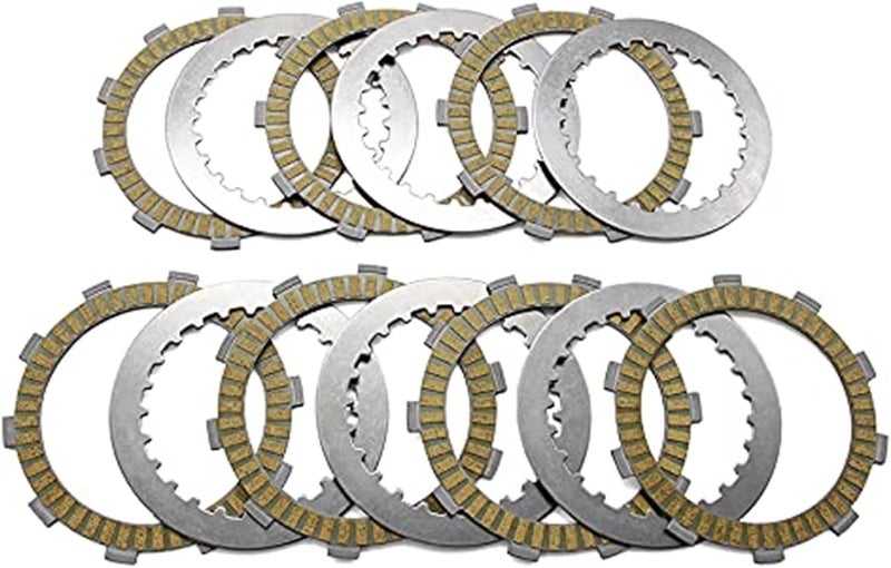 DEMULAX Motorcycle Clutch Friction Disc Plate Kit - Image 2