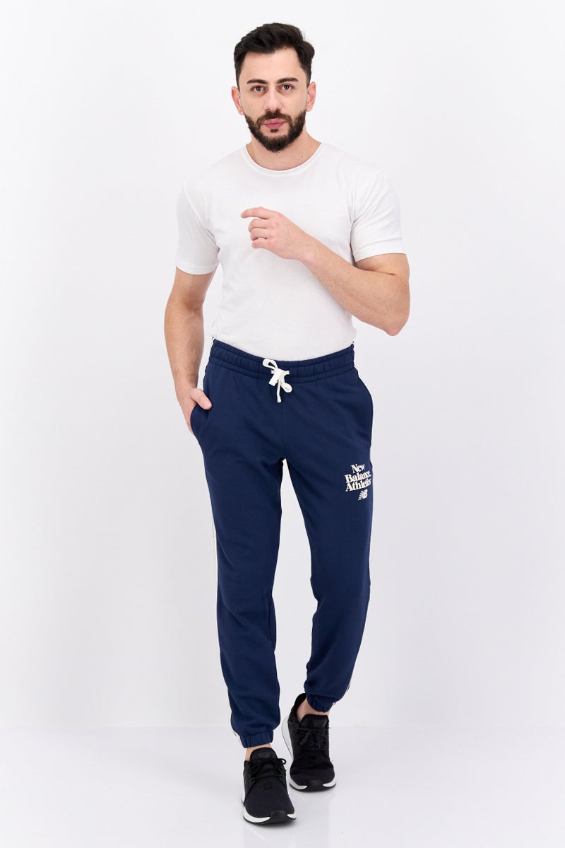 New Balance Men Sport Fit Training Jogger Pants, Navy  - Image 4