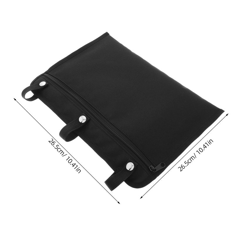 Pouch Bag with Hidden Compartment, Secure Zipper for Travel Storage, Lightweight Design - Image 2