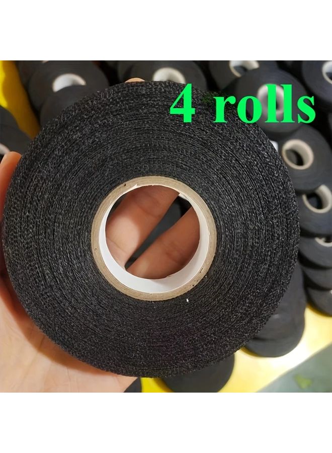 4 Rolls Heavy Duty Insulation Tape Heat Resistant Vibration Dampening Noise Reducing Cloth Adhesive - Image 5