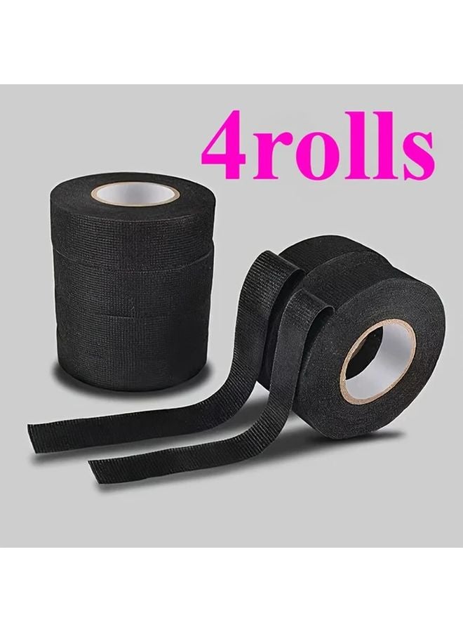 4 Rolls Heavy Duty Insulation Tape Heat Resistant Vibration Dampening Noise Reducing Cloth Adhesive - Image 3
