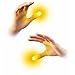 MilesMagic Set of 2 Magic Light Up Thumb Tip Lights from Everywhere Easy to Do Flash Lights from Anywhere Close Up Routines Finger Illusion Magic Trick Yellow - Image 3
