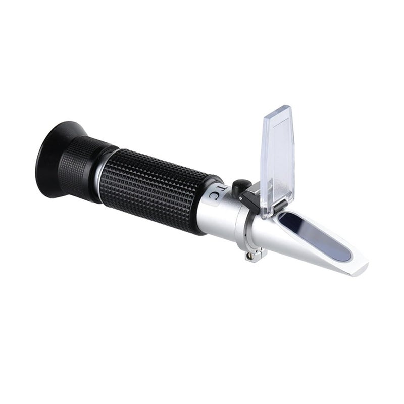 Refractometer， Refractometer, Handheld Alcohol Sugar Tester Wine Meter Densitometer 0-25% Beer 0-40% Grapes,for Honey, Molasses - Image 1