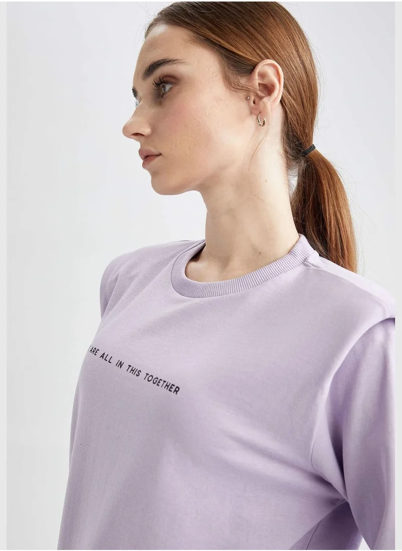 ديفاكتو Relax Fit Sweat Tunic With Shoulderpads
