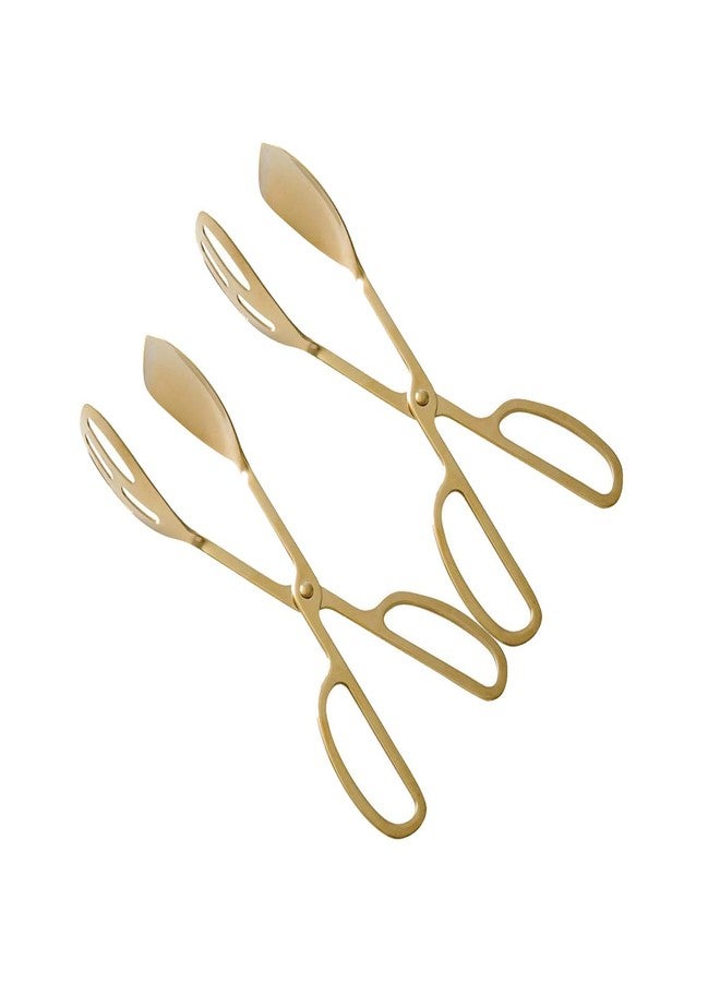 CHYIR Stainless Steel Thick Food Clip Kitchen Supplies Barbecue Steak Clip BBQ Serving Tong (2) - Image 1