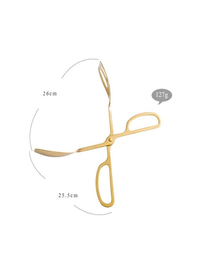 CHYIR Stainless Steel Thick Food Clip Kitchen Supplies Barbecue Steak Clip BBQ Serving Tong (2) - Image 2