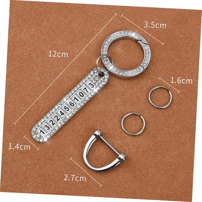 ABOOFAN 2pcs Car Keychain Delicate Key Rings Car Resistant for Boys and Girls Friends Family - Image 2
