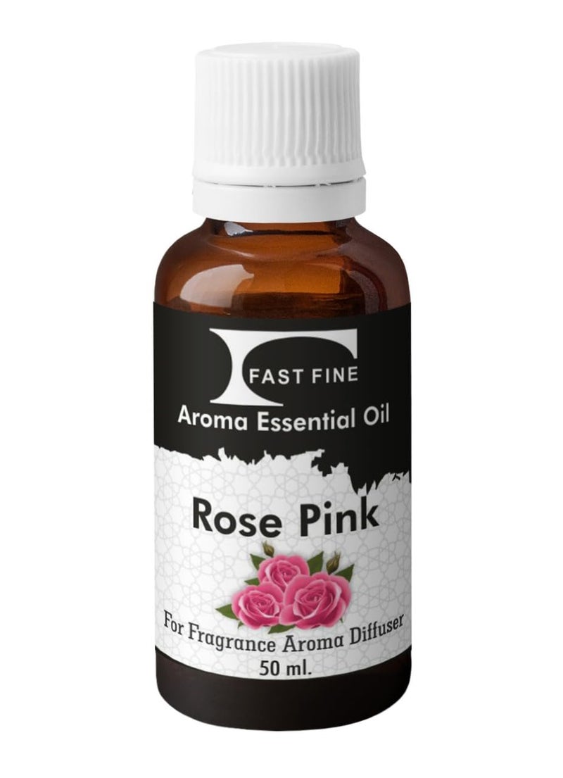 Fast Fine Portable Room Air Purifier Aroma Diffuser or Humidifier Revitalizer with Rose Pink Aroma Essential Diffuser Oil 50ML - Image 3