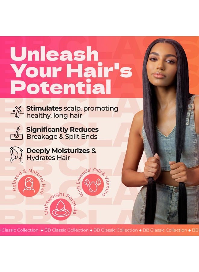 Bronner Brothers Bronner Brothers Double Strength Super Gro - Hair Treatment for Dry Itchy Scalp with Vitamin E, A & D, Coconut Oil, Sage - Nourishes Damaged Hair, Reduces Split Ends & Breakage, Intense Moisture - 6oz - Image 3