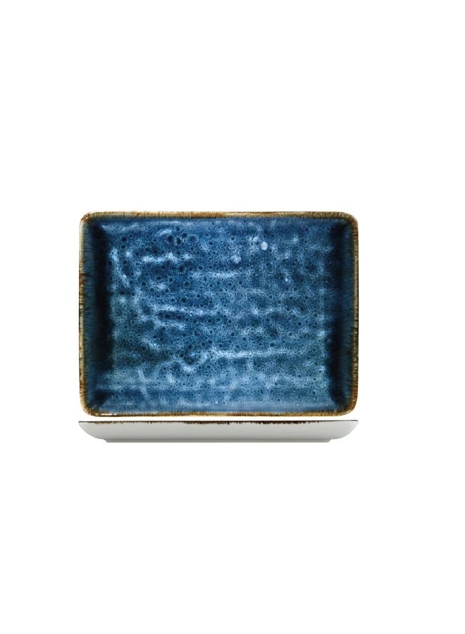كوتاهيا اوشن صحن مستطيل مسطح بورسلين متوافق مع غسالة الصحون أزرق 18 x 13 سم TAN18x13DU850A02