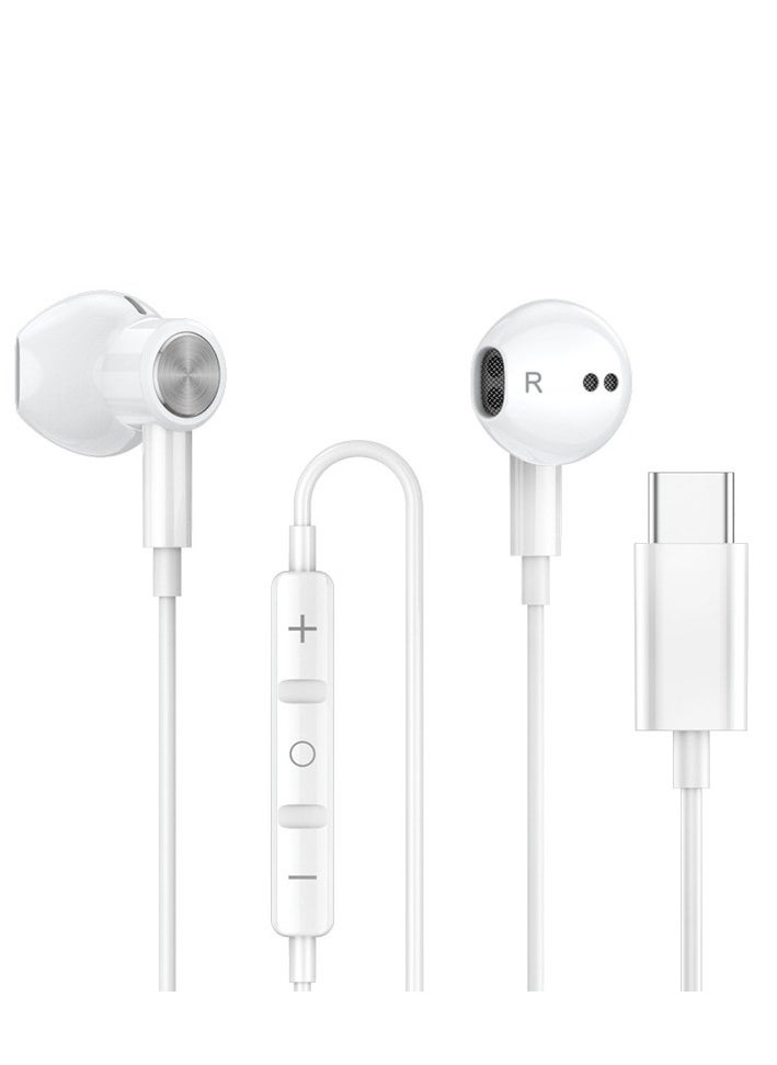 Generic - USB C Headphones Ear Buds for iPhone 16e/16/15 Pro Max Plus, Magnetic USB Type C Earphones Wired Earbuds with Microphone Volume Control HiFi Stereo for iPad Samsung S24 S23 S22 S21 FE, Pixel 9 8 7 6 - Image 1