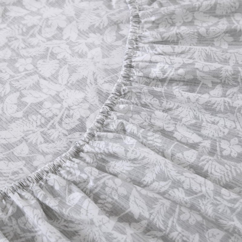 Tommy Bahama- King Sheet Set, Cotton Percale Bedding Set, Crisp & Cool, Stylish Bedding Set (Koya Bay Grey, King) - Image 3