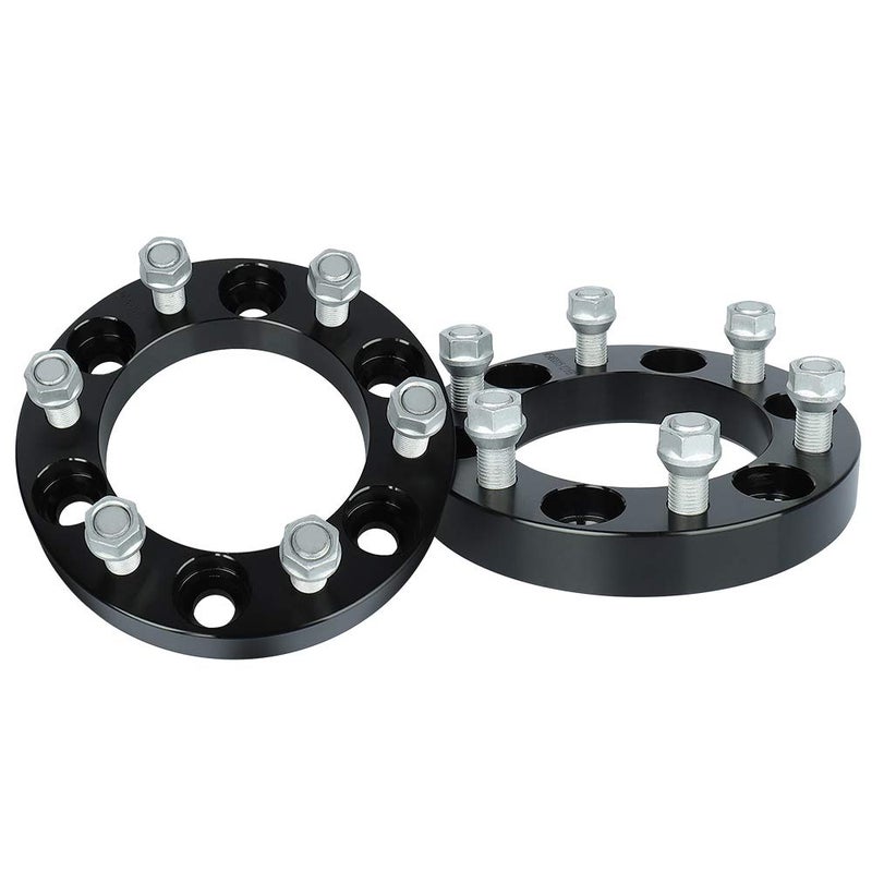 IRONTEK 6x1397mm Wheel Spacers 2in Fit for Chevrolet K15002500C2500AvalancheTahoe Cadillac Escalade GMC Sierra 1500K1500K2500Yukon 6x55 Wheel Spacer Adapters 14x15 Studs 108mm Hub Bore
