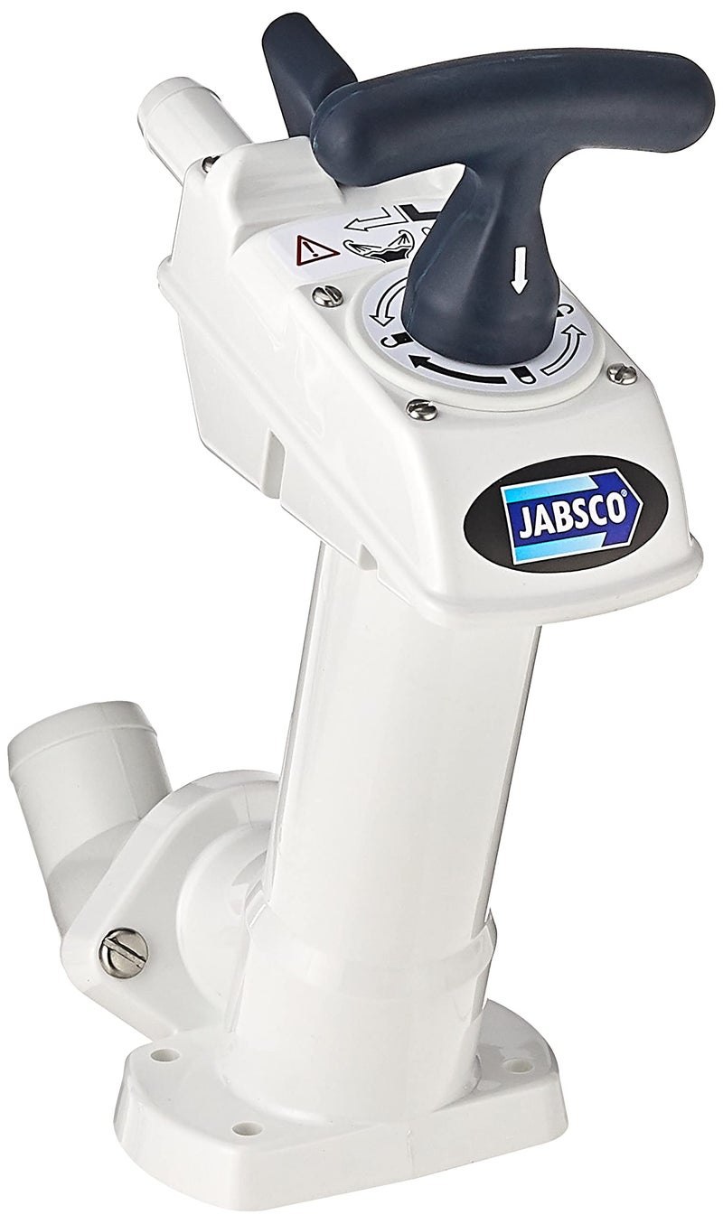 Jabsco مجموعة مضخة بديلة Jabsco 29040-3000، مرحاض يدوي Twist 'n' Lock، تناسب 29090 و 29120، أبيض - Image 1