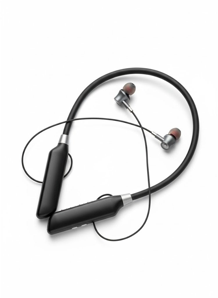 YD-23 Wireless Sports Magnetic Earphones with Bluetooth 5.4 Technology - Digital LED Display - Up to 48 Hours of Playback - Type-C Charging - Supports TF Card - High-Resolution Sound - Image 2