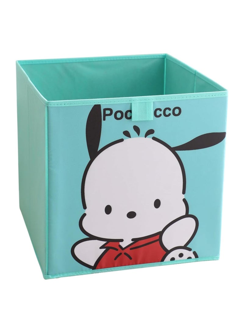 general 13 ‘x13’ Cute Large Capacity Collapsible Storage Box, 36L Kawaii Cartoon Collapsible Basket Organiser Box for Closet, Shelf, Office, Bedroom and Toy Storage - Image 1
