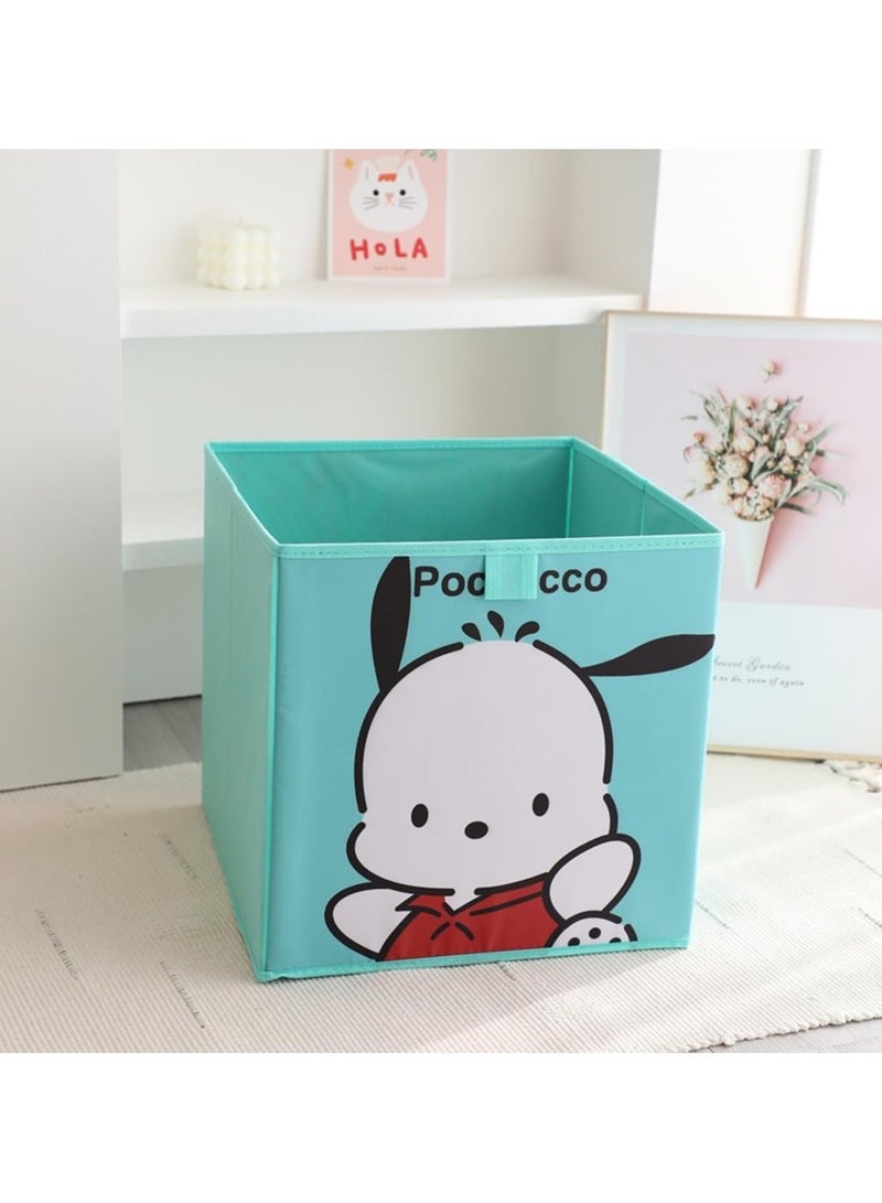 general 13 ‘x13’ Cute Large Capacity Collapsible Storage Box, 36L Kawaii Cartoon Collapsible Basket Organiser Box for Closet, Shelf, Office, Bedroom and Toy Storage - Image 3