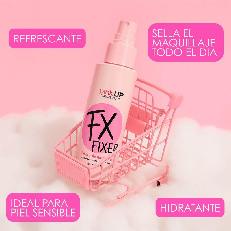 PINK UP FX Fixer | Setting Spray | Skin Care| Deeply hydrates facial skin| Beauty | Spray for Make up | Keeps your makeup for more than 12 hours | Model PKSK01 - Image 3