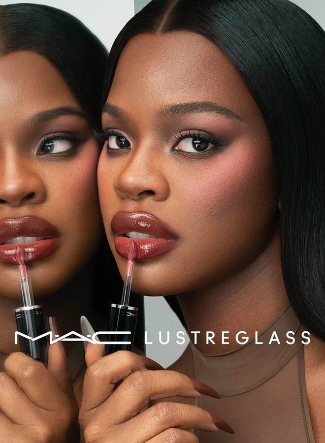 MAC Cosmetics MAC Lustreglass Lip Tint Sneaky Pink - Soft Cool Pink Glossy Lip Tint with Long-Lasting Stain 3 mL - Image 5