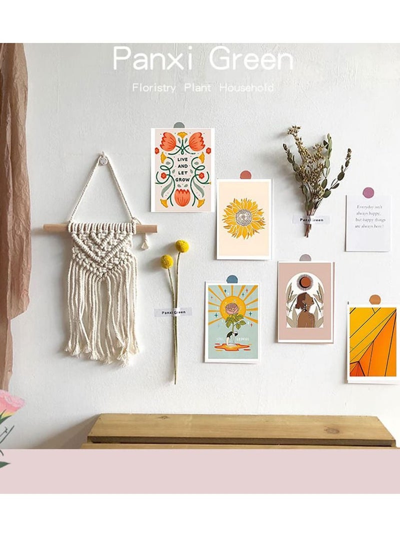 Excefore - Wall Collage Kit Aesthetic Picures, 70 pcs Aesthetic Picture for Wall Collage, Warm Color Room Decor for Girls, beige boho Room Decor Aesthetic suitable for boys and girls room - Image 1