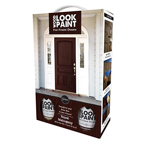 Giani Wood Look Paint Kit for Front & Interior Doors (Royal Mahogany) - Image 1