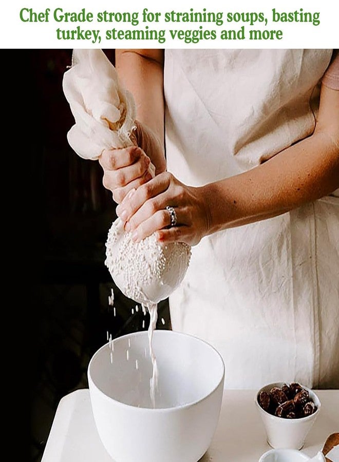 Regency Wraps Chef-Grade 100% Cotton Cheese Cloth 36"X72" (2yds), Bleach & Dye Free, Food Safe For Cooking, Straining, Roasting Turkey, Durable Cheese Cloths for Crafting, Canning (Pack of 2) - Image 3