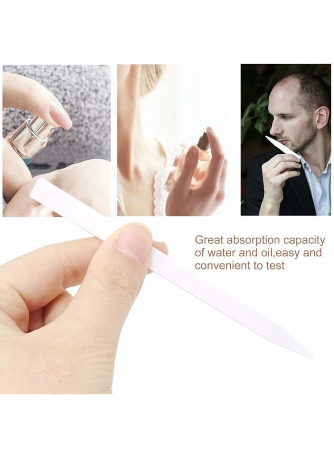 HONBAY 100PCS Disposable Perfume Test Strips Classic Style Essential Oils Paper Test Strips Smelling Test Paper White Testing Strips Aromatherapy Fragrance Tester Strips - Image 3
