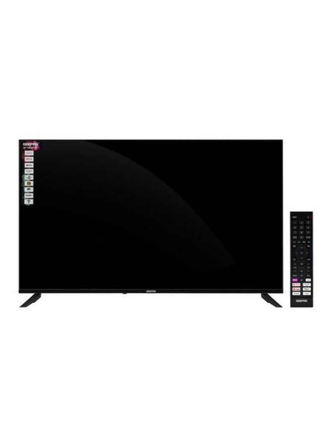 GEEPAS - 50" 4K Ultra HD LED TV| WebOS Hub Powered, AV Mode, Frameless Design| with Remote Control and Wall Bracket, HDMI and USB Ports| Licensed Contents and Pre-Installed Apps| GLED5040TSUHD - Image 1