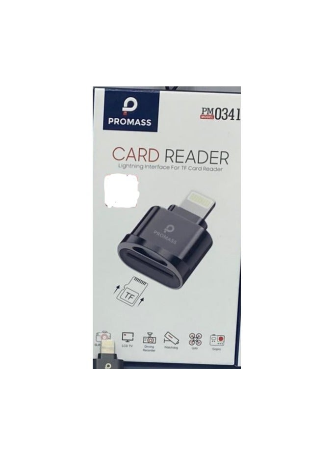 PROMASS Micro SD Card Reader for iPhone iPad,Micro SD Card Reader Viewer Adapter Memory Card Reading for iPhone