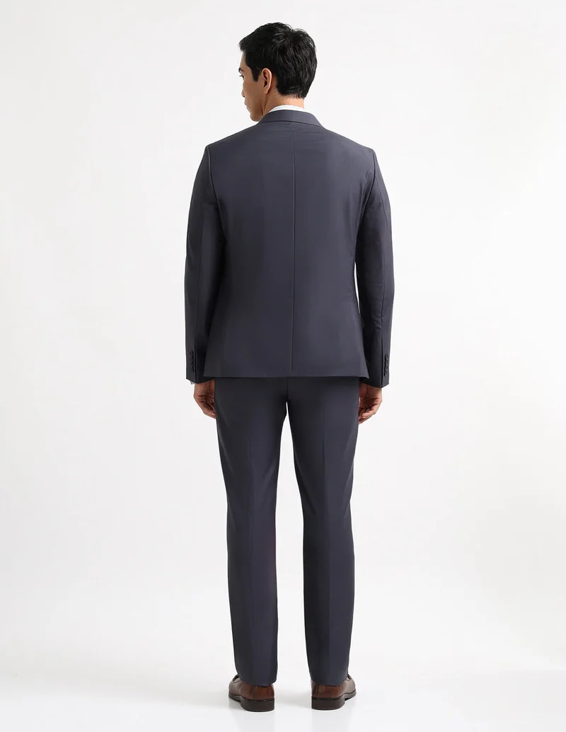 Arrow Medium Blue Solid Tailored Fit Suit for Men | Best Price UAE