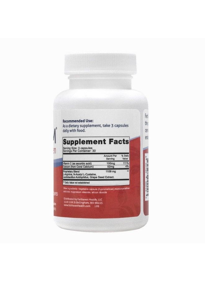 fairhaven health - كبسولات مكمل الخصوبة Fertilecm للنساء، مخاط عنق الرحم الخصب، دورة التبويض، تحتوي على مستخلص بذور العنب L-Arginine وN-Acetyl Cysteine وفيتامين C، 90 كبسولة - Image 1