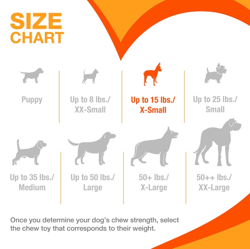 Nylabone Textured Dental Bone Flexi Chew Toy for Dogs, Dog Toys for Moderate Chewers, Chicken Flavor, X-Small - Up to 15 lbs, 1 Count - Image 4