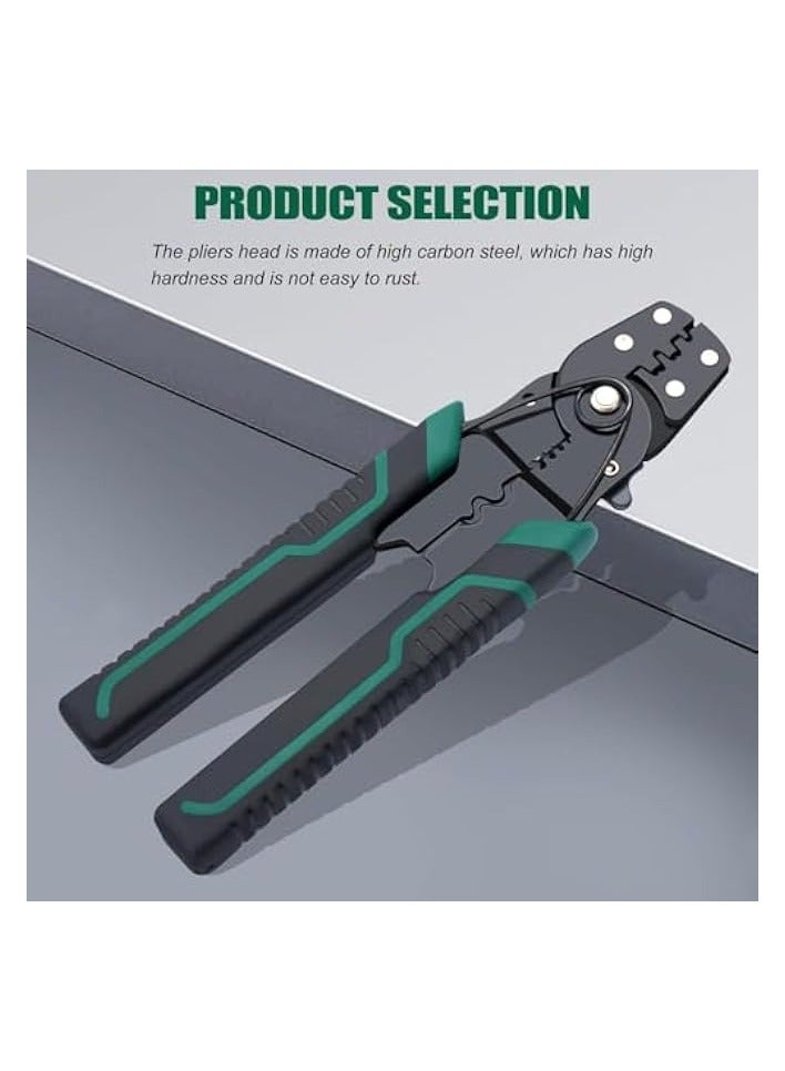 PROMASS Wire Crimper Tool with Stripper Cutter, 22-10 AWG Multifunctional Crimping Pliers Terminal Pliers for Insulated Electrical Connectors  - Image 3
