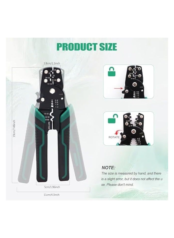 PROMASS Wire Crimper Tool with Stripper Cutter, 22-10 AWG Multifunctional Crimping Pliers Terminal Pliers for Insulated Electrical Connectors  - Image 5