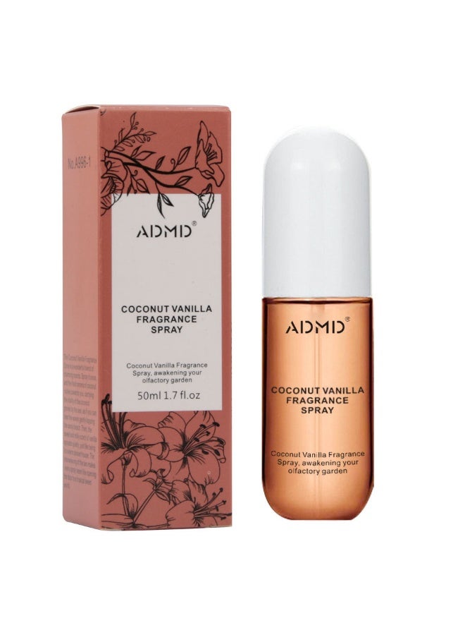 أ.د.م.د.م.د رذاذ عطر جوز الهند والفانيليا الخالي من الكحول - Image 1