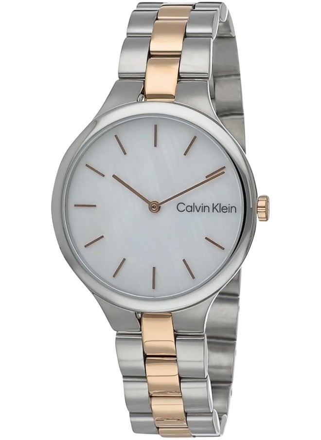 CALVIN KLEIN Women's Analog Round Shape Stainless Steel Wrist Watch 25200428 - 38 Mm  - Image 2