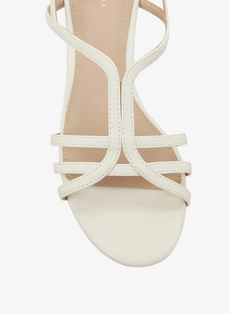 Flora Bella By Shoexpress White Women Strappy Sandals for Women | Best Price UAE