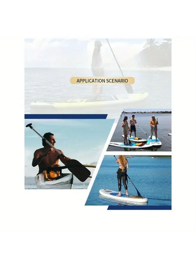 مجذاف قوارب الكاياك القابل للتعديل من سبائك الألومنيوم، خفيف الوزن، مصمم بشكل مريح، باللون الأصفر - Image 5