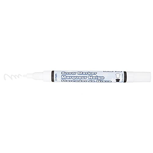 Marvy Uchida Uchida 1022S-C Marvy Fine Point Paper and Fabric Embellishing Snow Marker, White - Image 3