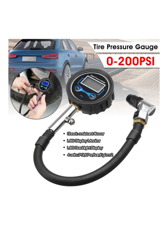 Digital Tire Air Pump Pressure Gauge Tester - Image 2