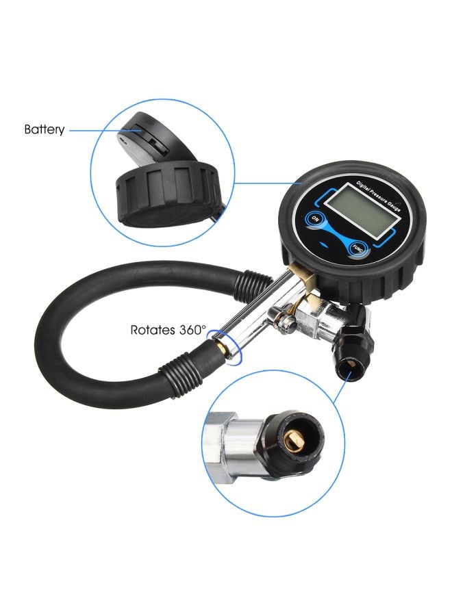 Digital Tire Air Pump Pressure Gauge Tester - Image 4
