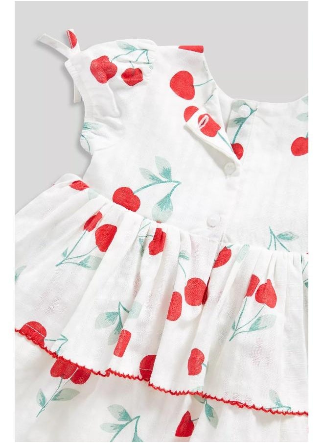 mothercare - Dress, Knickers and Hat Set - Image 1